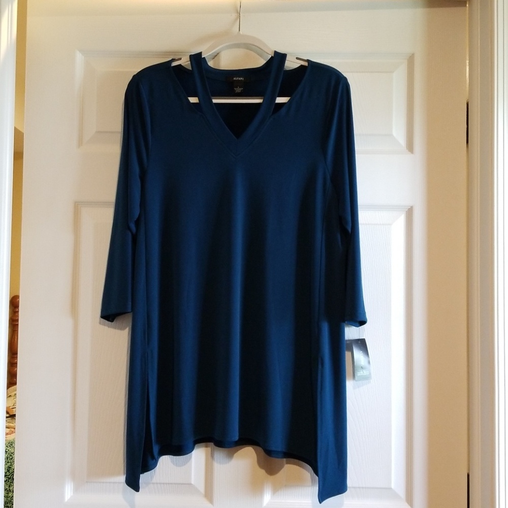 Teal Tunic Top